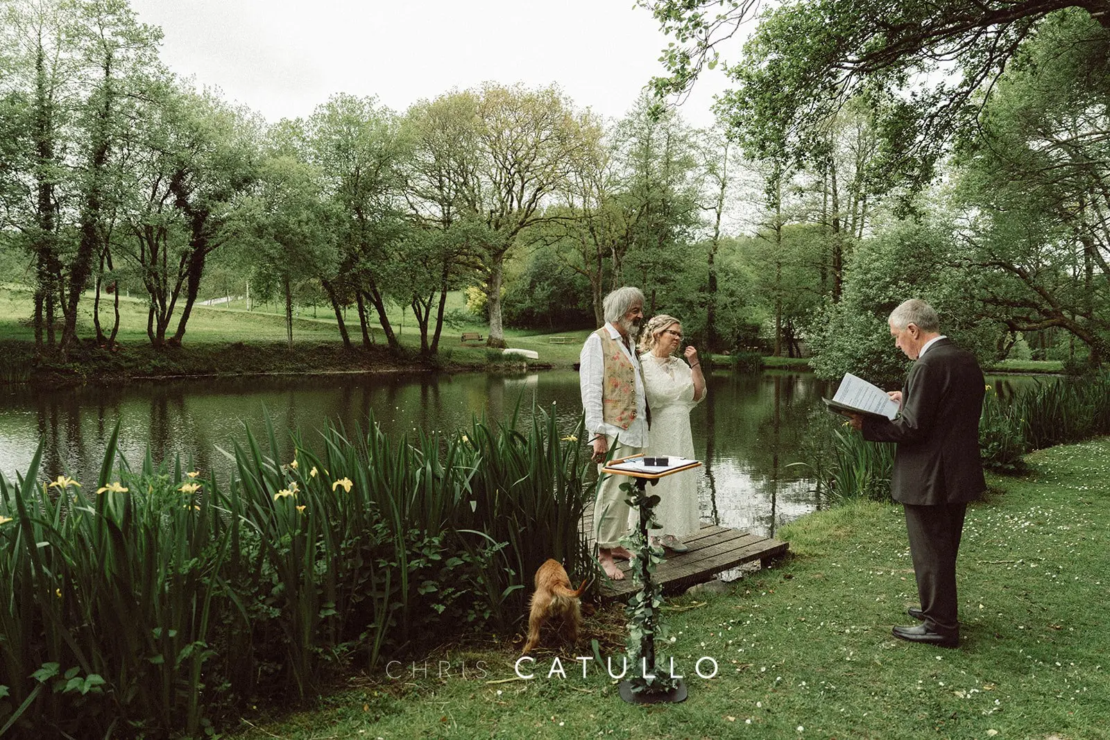 Emma and René's joyful Devon elopement at Tree Top Escape, planned in just six weeks