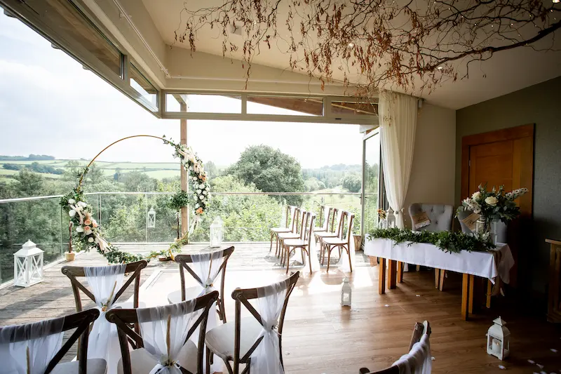 Micro Wedding Ceremony at The Nest Tree Top Escape North Devon