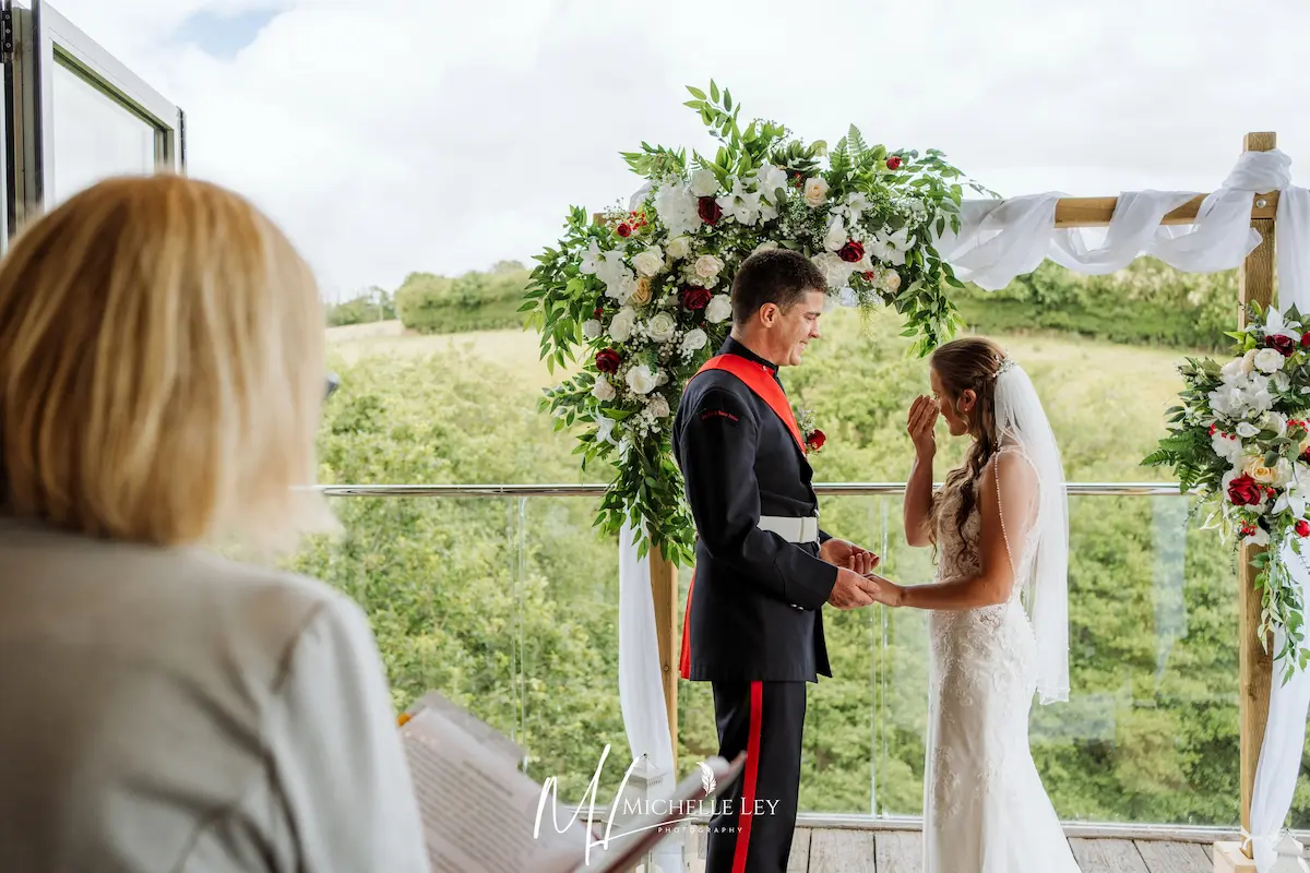 Micro wedding venue at Tree Top Escape North Devon