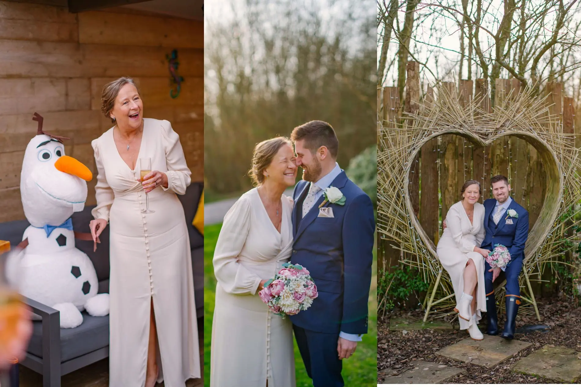 Tree Top Escape grounds in spring — the setting for Sarah and Chris's intimate wedding